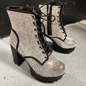 Women's Rhinestone Boots